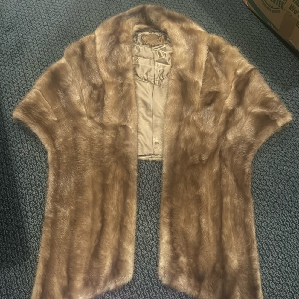real fur cap